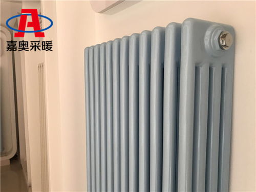 雙層防腐鋼四柱散熱器 qfgz406家用圓管鋼四柱散熱器